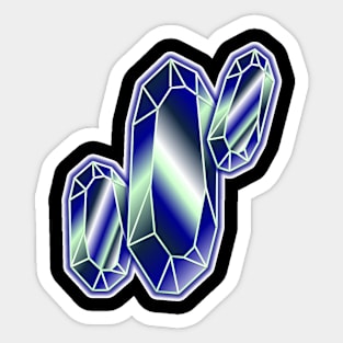 Aqua Sapphire Sticker